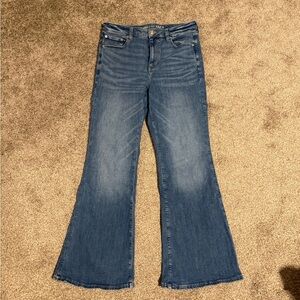 American Eagle Outfitters Blue Flare Jeans